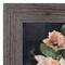 Navy Floral 16" x 16" Western Gray Framed Print